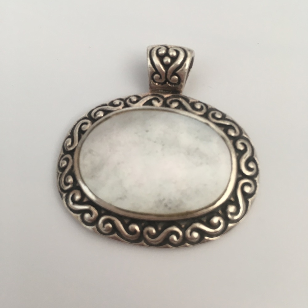 ✂️ Mother of Pearl Pendant 925 Silver